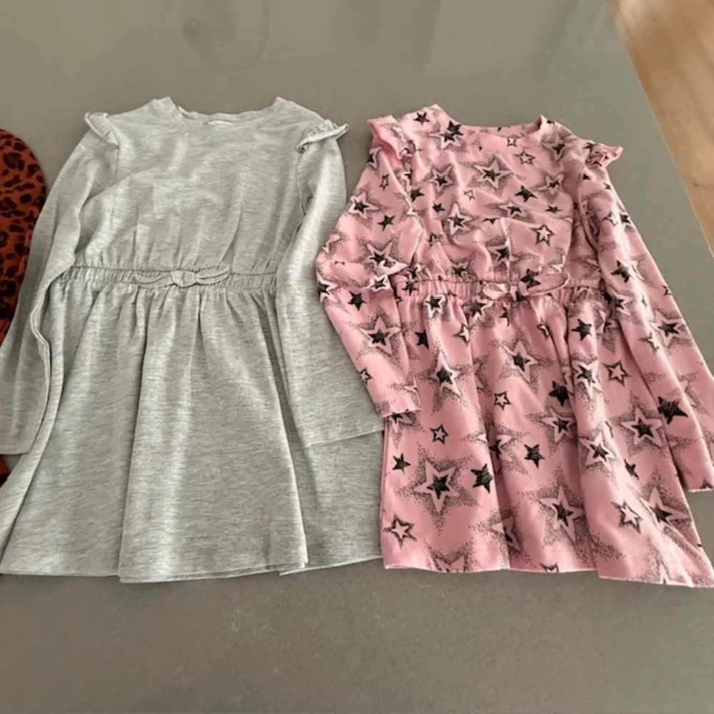 3 Little Girl Size 5 & 6 Long Sleeve Dress Bundle of 3 (one never worn, EUC)